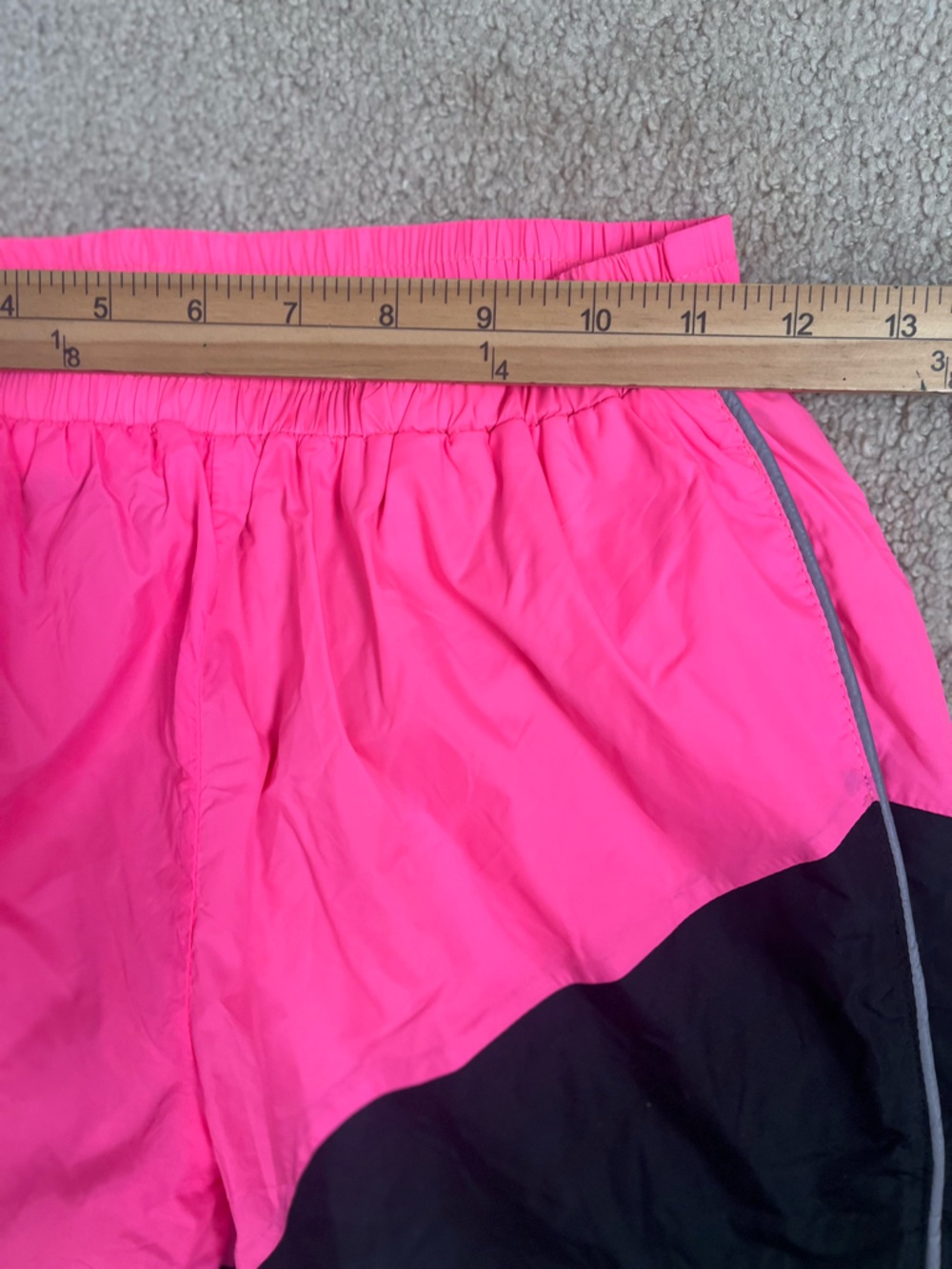 Retro Neon Colorblock Track Pants Joggers Womens Small Lined Y2K Athleisure NWT - Picture 9 of 11